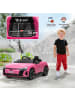 HOMCOM AUDI RS E-tron GT Kinderauto 3-5 Jahre Rosa