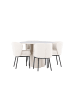 ebuy24 Essgruppe Olivia Beige 110 x 110 cm