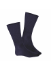 Hudson Socken Relax Soft druckfreier Bund in Marine-mel.