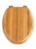 Wenko WC-Sitz Mod. Bambus Dunkel, WC-Sitz Bambus Dunkel in natur