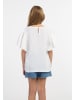 DreiMaster Blusenshirt Mit Spitze in Weiss