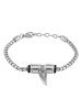 Police Herrenarmband Serrator Edelstahl Silber