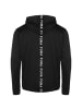 Puma Trainingskapuzenpullover Fit Lightweight Power Fleece in schwarz / weiß