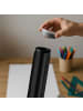 relaxdays Posterrolle in Schwarz/ Grau - (H)50-108 x Ø 8,5 cm