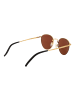 Serengeti Unisex Sonnenbrillen Rund Gold