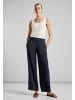 Street One Wide Leg Hose in Blau