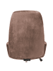Beliani Bürostuhl CLARE in Braun/Schwarz/Gold - (W) 62 x (H) 100 x (L) 64 cm