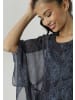 Aniston SELECTED Chiffonbluse in marine-hellblau-schwarz