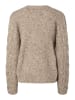 Pieces Strickjacke in Fossil