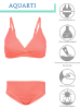 Aquarti Mädchen Bikini Set Zweiteilig Bikinislip Bustier in orange Modell 1