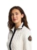 Polo Club Pullover WOMAN NAUTIC ZIPPER CARDIGAN W LONG SLEEVE REGULAR FIT in Ecru