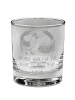 Mr. & Mrs. Panda Whiskyglas Huhn Stolz mit Spruch in Transparent