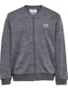 Hummel Reißverschluss T-Shirt Hmljr Wool Kinder in DARK GREY MELANGE