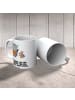 Mr. & Mrs. Panda XL Tasse Pinguin & Maus Wanderer mit Spruch in Weiß