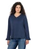 Ulla Popken Sweatshirt in tintenblau