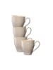 Ritzenhoff & Breker 4er Set Kaffeebecher Sahara 400 ml in Creme