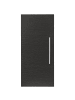 Beliani Badezimmerschrank BILBAO in Schwarz/Silber - (W) 40 x (H) 88 x (L) 35 cm