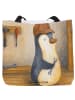 Mr. & Mrs. Panda Schultertasche Wenn Papa es nicht reparieren ka... in Weiß