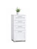 VCM  Midischrank Schubladen Nilari 76 x 38 x 28 cm in Weiß