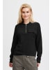 PULZ Jeans Strickpullover PZSARA Polo Pullover - 50207205 in schwarz