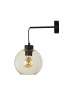 Licht-Erlebnisse Wandlampe (B)28 x (H)30 cm in Schwarz Bernstein