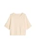 Marc O'Polo DENIM Kurzarm-Pullover regular in Creamy White