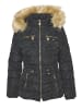 KOROSHI Kurzer Parka in schwarz