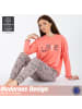 LOREZA Schlafanzug Pyjama langarm- Love - Bunt - Variante 2