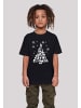 F4NT4STIC T-Shirt Star Wars Christmas Weihnachtsbaum in schwarz