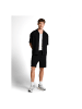 TOM TAILOR Denim Halbarmhemd in deep black