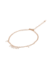 NAEMI Women Anklet in Rose Gold White
