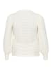 KAFFE curve Langarm-Bluse KCtina in Chalk