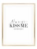 Tales by Jen Poster / Kunstdruck "Always kiss me goodnight" I Ohne Rahmen