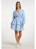 IZIA Damen Mini Kleid in Hellblau
