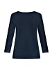 Betty Barclay Basic Shirt mit Rundhalsausschnitt in dunkelblau