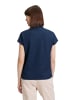 BETTY & CO Casual-Shirt mit V-Ausschnitt in Dunkelblau