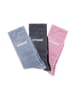 Copenhagen Studios Basicsocken in 1x anthrazit, 1x rosa, 1x hell blau