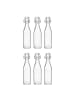 Butlers Butlers Flasche SWING mit Bügelverschluß 6er-Set in Durchscheinend