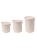 Stoneline Frischhaltedosen-Set aus rPET, 3-tlg., natur in Beige