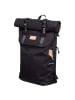 Doughnut Christopher Reborn 18 - Rolltop Rucksack 15" 45 cm (black x grapefruit) in schwarz