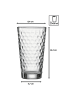 Ritzenhoff & Breker 7er Set Krug- und Longdrinkglasset Favo in Transparent