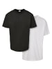 Urban Classics Urban Classics T-Shirts in black+white
