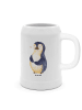 Mr. & Mrs. Panda Bierkrug Pinguin Diät ohne Spruch in Weiß