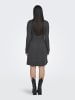 ONLY Kleid in Dark Grey Melange