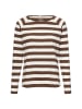 Camel Active Langarmshirt aus reiner Baumwolle in Braun