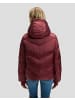 Lee Winterjacke Short Hooded Puffer in Port