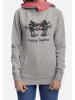 Disney Schalkragenpullover Disney Happy Together in grau meliert/pink