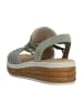 rieker Espadrilles Sandalen in Grün