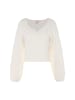 faina Women Sweater in Wollweiss