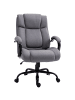 Vinsetto Bürostuhl-80L x 72,5B x 110-118H cm-Hellgrau